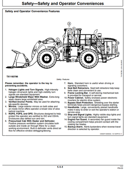John Deere 944K Loader Operation & Maintenance Manual