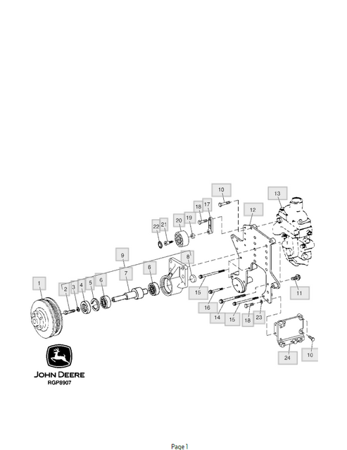 John Deere 9650 & 9750 Combine Parts Identification Manual