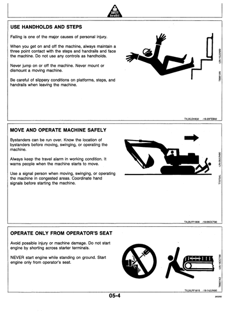 John Deere 992D-LC Excavator Operating Manual OMT143847
