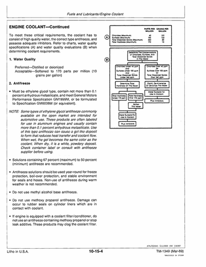 John Deere 9950 Cotton Picker Service & Repair Manual TM1349
