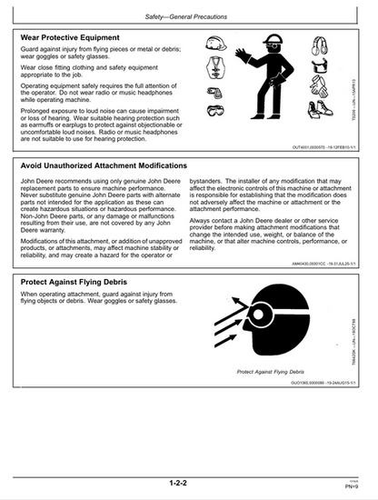 John Deere Brooms Operator Manual OMT203587 PDF