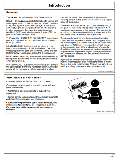John Deere CP12C CP18C CP24C CP30C Operator Guide PDF