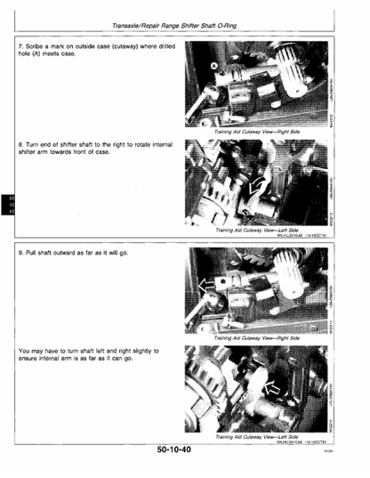 John Deere Compact Utility Tractor Technical Manual TM1360 PDF