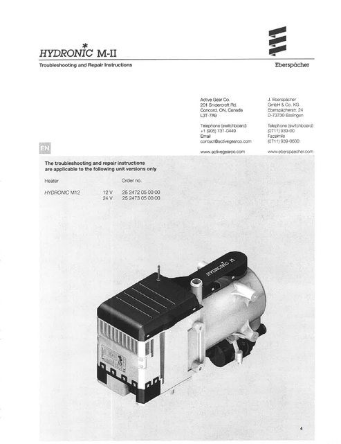 John Deere Coolant Heater Repair & Service Manual CTM10090X19