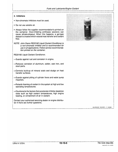 John Deere Cotton Picker Technical Manual 9950 TM1349 PDF