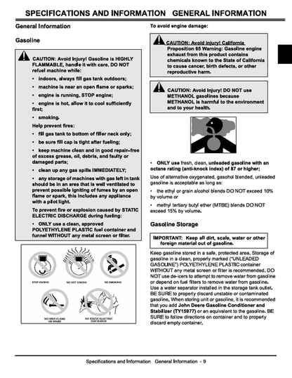 John Deere DP6000 Generator Service Repair Manual TM2071