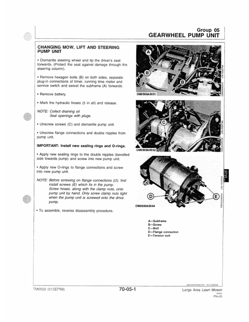 John Deere Diesel Engine 2 Service & Repair Manual TM0500