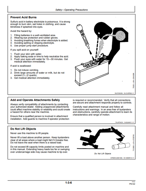 John Deere E240LC E260LC Excavator Operation & Maintenance Manual
