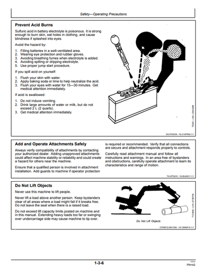 John Deere E240LC E260LC Excavator Operation & Maintenance Manual