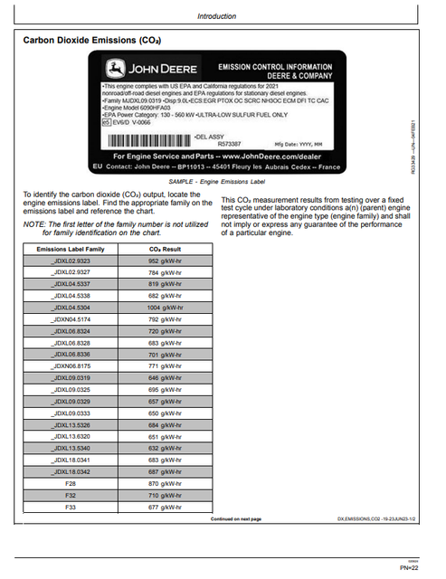 John Deere E240 Series Excavator Operation Manual OMT417971X019