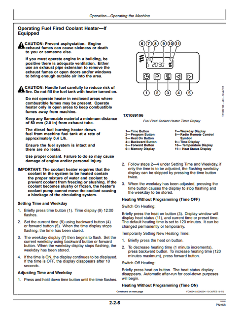 John Deere E330LC E360 E360LC Excavator Operation & Maintenance Manual