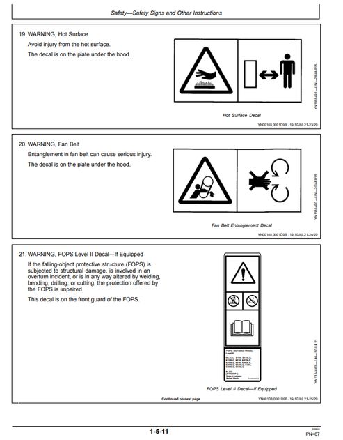 John Deere E330LC E360 Excavator Operation Manual OMT401302X19