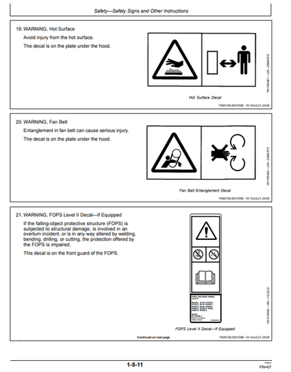 John Deere E330LC E360 Excavator Operation Manual OMT401302X19