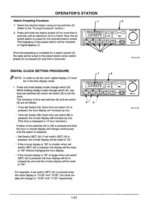 John Deere EX110M-5 Hitachi Excavator Operation & Maintenance Manual