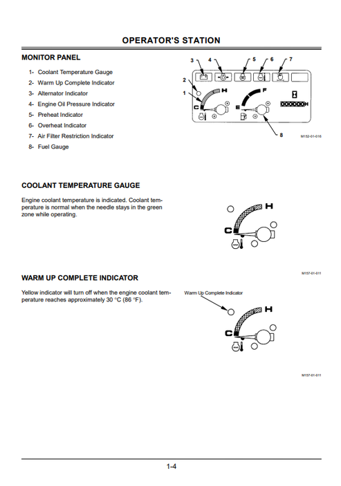 John Deere EX60-5 & EX60LC-5 Hitachi Excavator Manual EM1C121