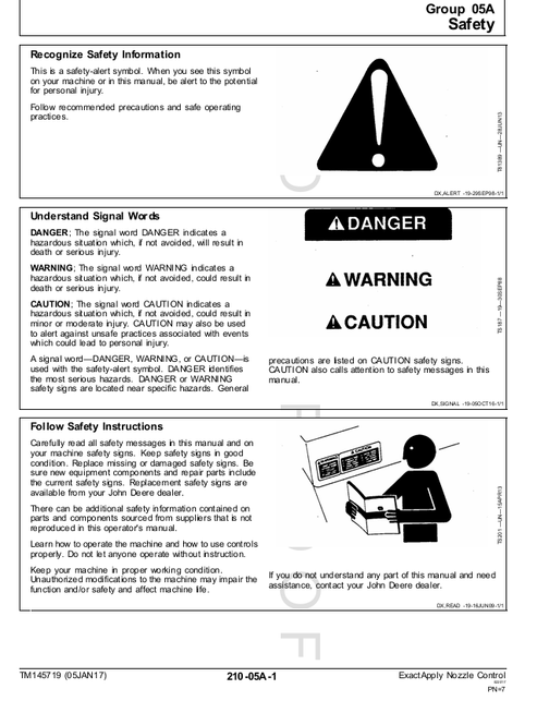 John Deere EXACTAPPLY Nozzle Control Service Manual TM145719