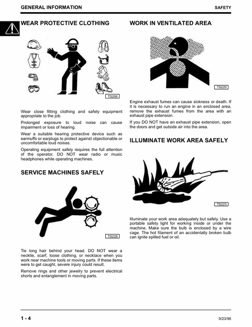 John Deere F1145 Front Mower Maintenance Manual TM1519