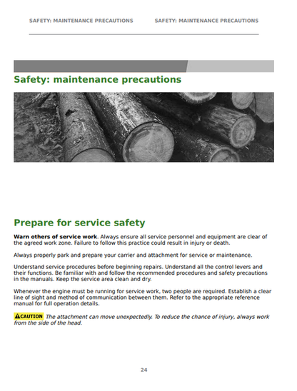 John Deere FL90 Operation & Maintenance Manual PDF
