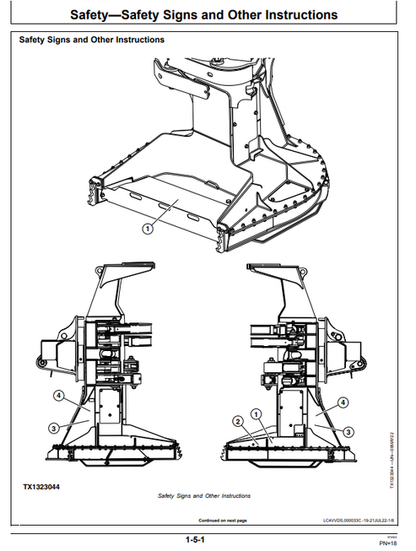 John Deere FR27 Disc Saw Felling Head Operator Guide OMT482400X019