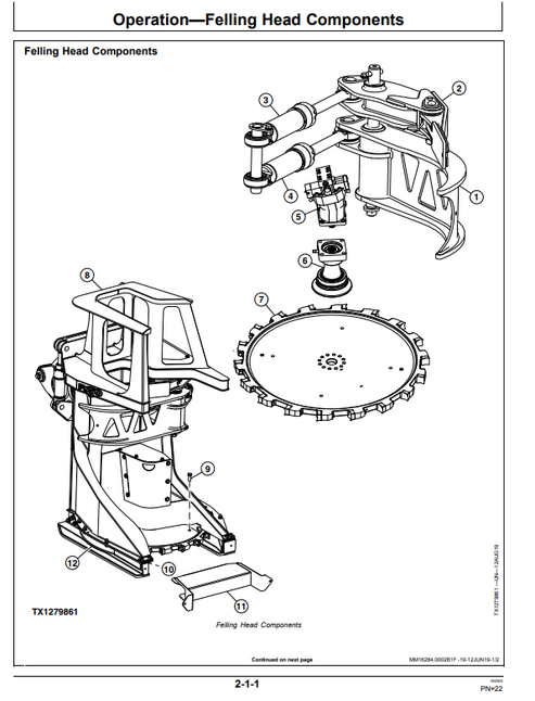 John Deere FS50 Disc Saw Felling Head Operation & Maintenance Manual