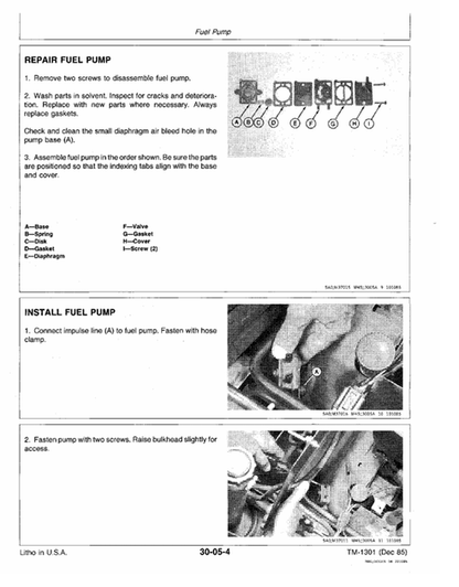 John Deere Front Mower Technical Manual F910 F930 TM1301