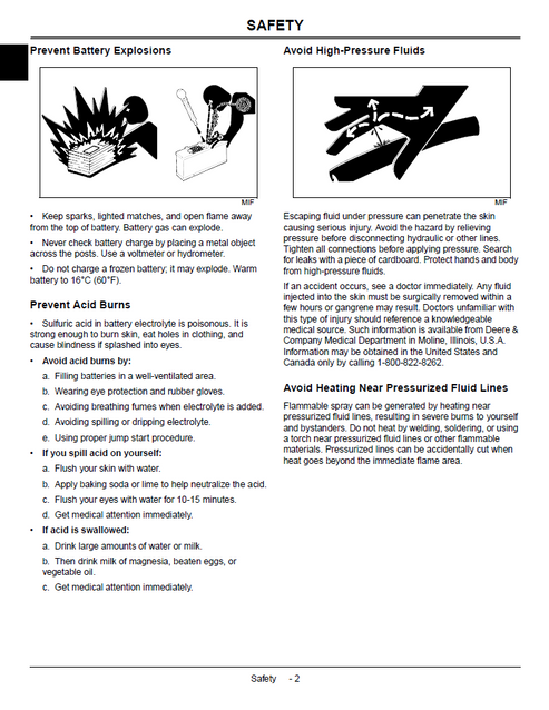 John Deere G15 Walk-Behind Mower Maintenance & Service Manual