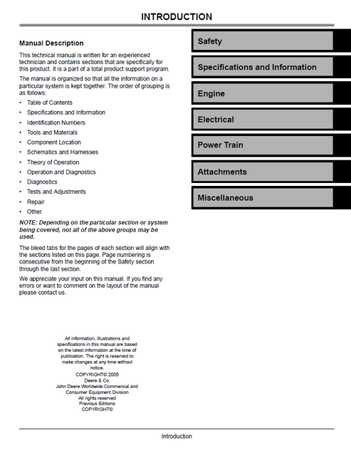 John Deere G15 Walk-Behind Mower Service & Repair Manual PDF