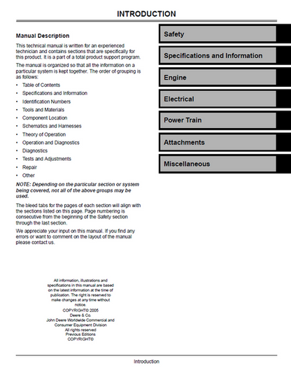 John Deere G15 Walk-Behind Mower Service & Repair Manual PDF