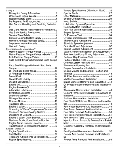 John Deere GX355 Garden Tractor Maintenance & Service Manual