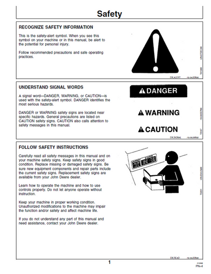 John Deere GX75 GX95 Riding Lawn Mower Manual & Maintenance Guide