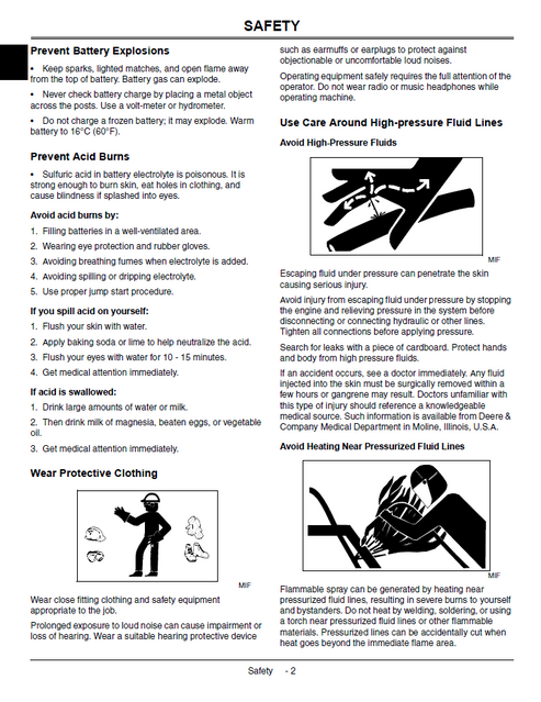 John Deere Gator CS CX Utility Vehicle Repair & Maintenance Manual TM2119