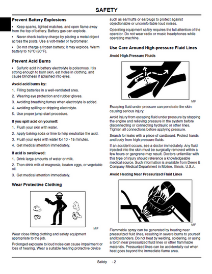 John Deere Gator CS CX Utility Vehicle Repair & Maintenance Manual TM2119