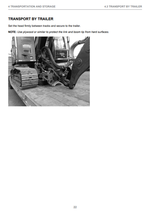 John Deere H215E Harvester Head Operation Manual F674290