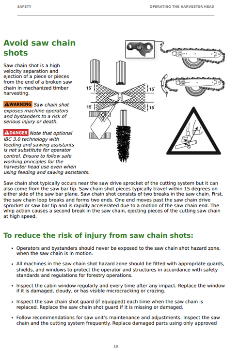 John Deere H225E Harvester Head Operating Manual F730752
