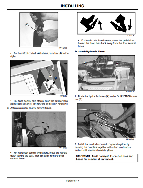 John Deere HB15 HB30 HB50 HB75 & HB100 Breaker Guide PDF