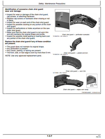 John Deere HTH618C Harvester Head Manual WA116921