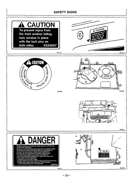 John Deere Hitachi EX100-3 EX100M-3 Operator Manual PDF