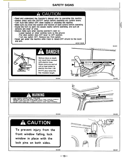 John Deere Hitachi EX100M-2 Operator Manual PDF EM12M13