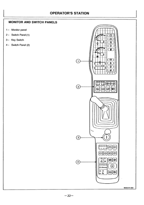 John Deere Hitachi EX100WD-2 Wheeled Excavator Operating Manual