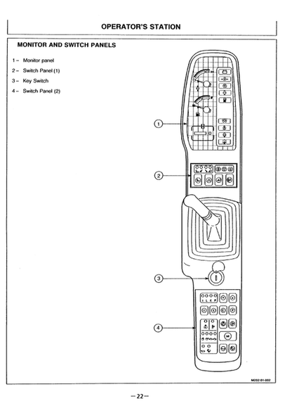 John Deere Hitachi EX100WD-2 Wheeled Excavator Operating Manual