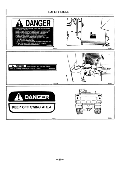John Deere Hitachi EX100WD-3 Excavator Manual EM11J12 PDF