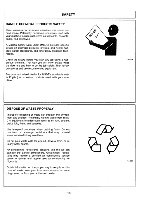 John Deere Hitachi EX100WD-3 Wheeled Excavator Operating Manual