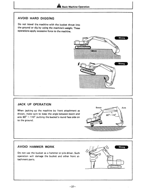John Deere Hitachi EX100 Excavator Manual EM12E14