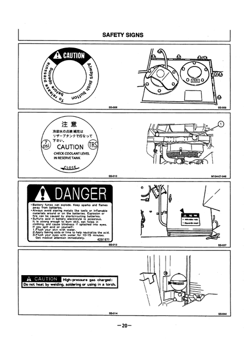 John Deere Hitachi EX120-2 Operator Manual PDF EM12N13