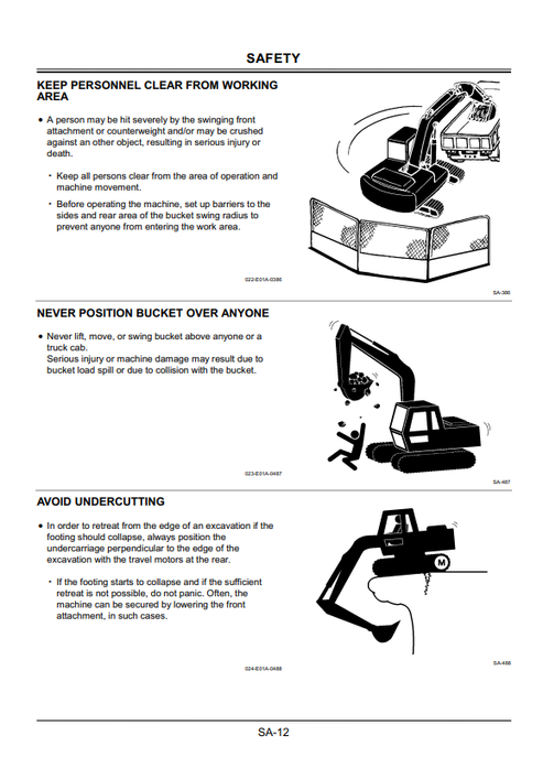 John Deere Hitachi EX160LC-5 Operator Manual PDF EM13kNA21
