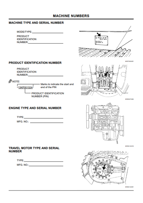 John Deere Hitachi EX160LC-5 Operator Manual PDF EM13kNA21