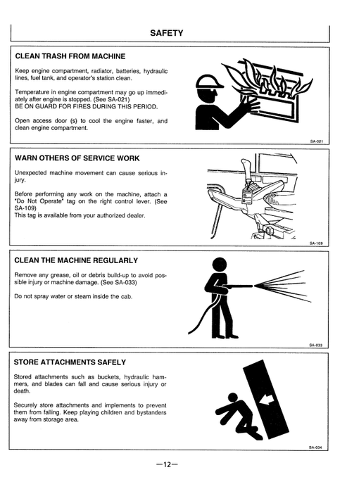 John Deere Hitachi EX200-3 EX200LC-3 EX220-3 Operator Manual PDF