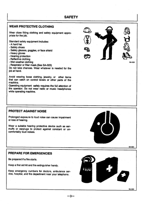 John Deere Hitachi EX200-3 Excavator Operator Manual PDF EM14CNA11-1