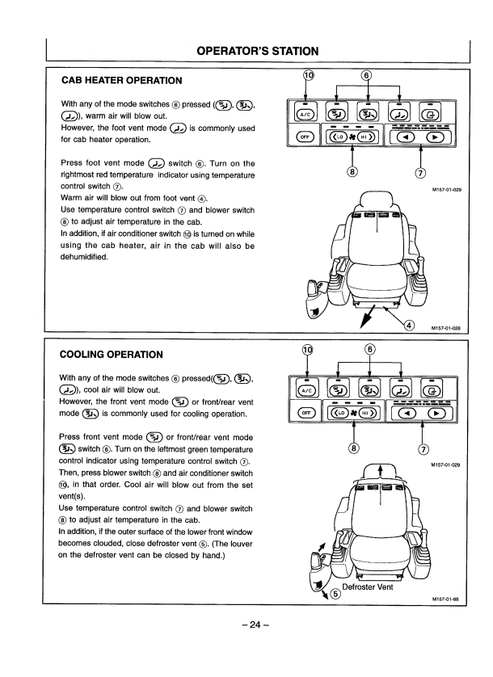 John Deere Hitachi EX200-5 Operator Instruction Manual PDF