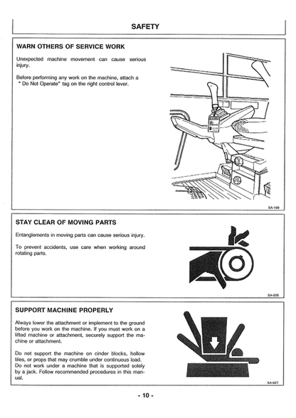 John Deere Hitachi EX200LC-2 Excavator Operating Manual EM147121